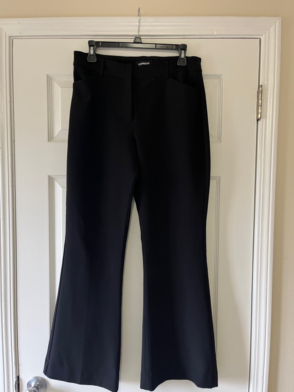 Express Black Boot-Cut Dress Pants